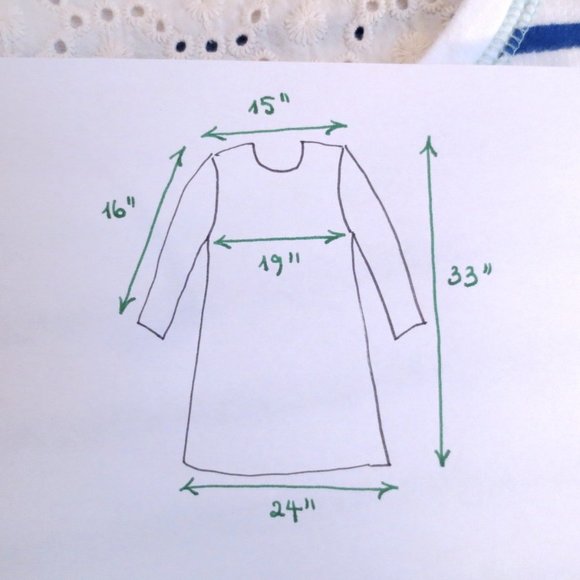 Anthropologie E by Eloise Blue and White Breton Stripe Cotton Tee T-Shirt - Picture 8 of 8